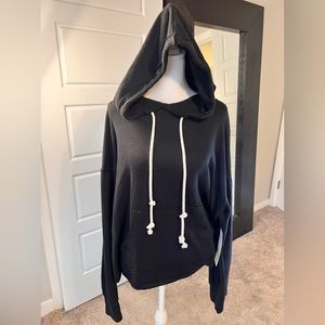 NWT Zella Black Hooded Sweatshirt, Size M